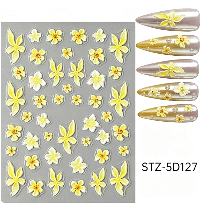 Demon Flower Nail Stickers